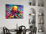 Octopus Glass Wall Art || Designer Collection.