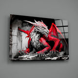 Dragon Glass Wall Art || Designer Collection.