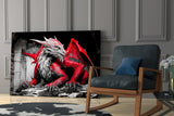 Dragon Glass Wall Art || Designer Collection.