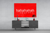 Laughter Analysis Glass Wall Art || Designer Collection.