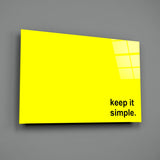 Simple Glass Wall Art || Designer Collection.