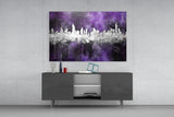 City Silhouette  Glass Wall Art || Designer Collection.