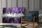 City Silhouette  Glass Wall Art || Designer Collection.
