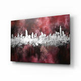 City Silhouette Glass Wall Art || Designer Collection.