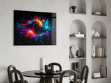 Colorful Hole Glass Wall Art || Designer Collection.