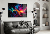 Color Bang Glass Wall Art || Designer Collection.