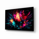 Color Explosion Glass Wall Art || Designer Collection.