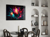 Color Explosion Glass Wall Art || Designer Collection.