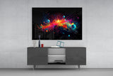 Colors of Space Glass Wall Art || Designer Collection.