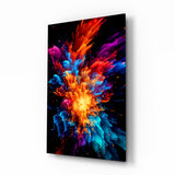 Color Flower Glass Wall Art || Designer Collection.
