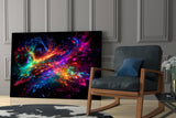 Colors of Space Glass Wall Art || Designer Collection.