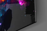 Colors of Space Glass Wall Art || Designer Collection.