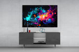 Colors of Space Glass Wall Art || Designer Collection.