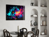 Colors of Space Glass Wall Art || Designer Collection.