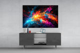 Colors of Space Glass Wall Art || Designer Collection.