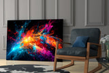 Colors of Space Glass Wall Art || Designer Collection.