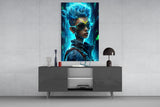 Cyberpunk Glass Wall Art || Designer Collection.