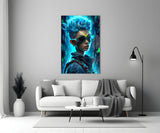 Cyberpunk Glass Wall Art || Designer Collection.