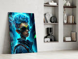 Cyberpunk Glass Wall Art || Designer Collection.