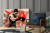 Boxing Glass Wall Art || Designer Collection.