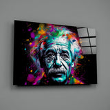 Einstein Glass Wall Art || Designer Collection.