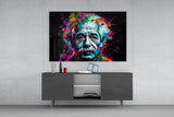 Einstein Glass Wall Art || Designer Collection.