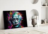 Einstein Glass Wall Art || Designer Collection.