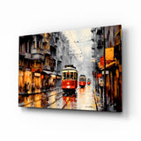 Quadro in vetro Tram || Collezione Designer - 72x46 cm