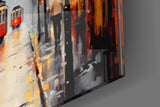 Tram Glass Wall Art || Designer Collection.