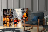 Tram Glass Wall Art || Designer Collection.
