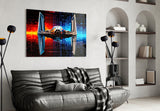 Tie Fighter Glass Wall Art || Designer Collection.