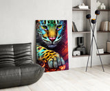 Sneaking Glass Wall Art || Designer Collection.