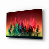 Forest of Colors Glass Wall Art || Designer Collection.
