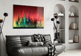 Forest of Colors Glass Wall Art || Designer Collection.