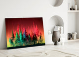 Forest of Colors Glass Wall Art || Designer Collection.