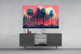 Forest of Colors Glass Wall Art || Designer Collection.