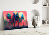 Forest of Colors Glass Wall Art || Designer Collection.