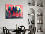 Forest of Colors Glass Wall Art || Designer Collection.