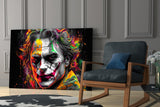 Joker Glass Wall Art || Designer Collection.