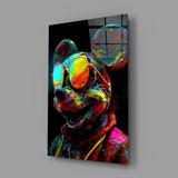 Neon Mice Glass Wall Art || Designer Collection.