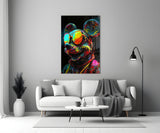 Neon Mice Glass Wall Art || Designer Collection.