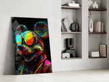 Neon Mice Glass Wall Art || Designer Collection.