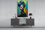 Hair Style Glass Wall Art || Designer Collection.