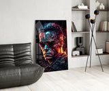 Mechanic Face Glass Wall Art || Designer Collection.
