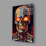 Mechanic Face Glass Wall Art || Designer Collection.