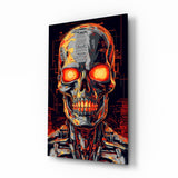 Arte della parete di vetro Faccia meccanica || Collezione di design