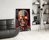 Mechanic Face Glass Wall Art || Designer Collection.