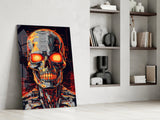 Mechanic Face Glass Wall Art || Designer Collection.