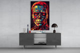Mechanic Face Glass Wall Art || Designer Collection.
