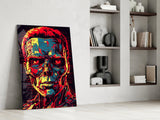 Mechanic Face Glass Wall Art || Designer Collection.